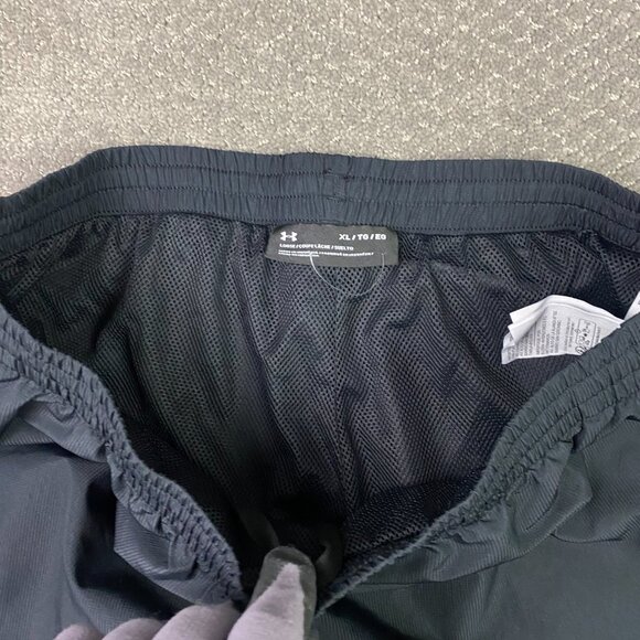 NWOT Under Armour UA Vital Woven Pants Mens XL Black Track Running Gym Ankle Zip - Picture 7 of 15